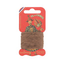 Cartonnette de 15m de fil de lin au chinois câblé glacé - 332 - Deco Cuir