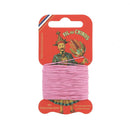 Cartonnette de 15m de fil de lin au chinois câblé glacé - 332 - Deco Cuir