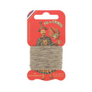 Cartonnette de 15m de fil de lin au chinois câblé glacé - 332 - Deco Cuir