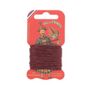 Cartonnette de 15m de fil de lin au chinois câblé glacé - 332 - Deco Cuir