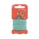 Cartonnette de 15m de fil de lin au chinois câblé glacé - 332 - Deco Cuir