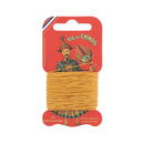 Cartonnette de 15m de fil de lin au chinois câblé glacé - 332 - Deco Cuir