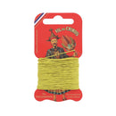 Cartonnette de 15m de fil de lin au chinois câblé glacé - 332 - Deco Cuir