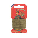 Cartonnette de 15m de fil de lin au chinois câblé glacé - 332 - Deco Cuir