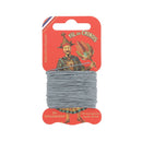 Cartonnette de 15m de fil de lin au chinois câblé glacé - 332 - Deco Cuir