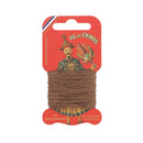 Cartonnette de 15m de fil de lin au chinois câblé glacé - 432 - Deco Cuir