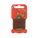 Cartonnette de 15m de fil de lin au chinois câblé glacé - 432 - Deco Cuir