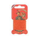 Cartonnette de 15m de fil de lin au chinois câblé glacé - 432 - Deco Cuir