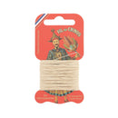 Cartonnette de 15m de fil de lin au chinois câblé glacé - 532 - Deco Cuir