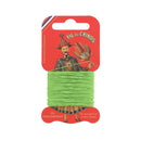 Cartonnette de 15m de fil de lin au chinois câblé glacé - 632 - Deco Cuir