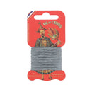 Cartonnette de 15m de fil de lin au chinois câblé glacé - 632 - Deco Cuir