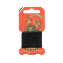 Cartonnette de 15m de fil de lin au chinois câblé glacé - 832 - Deco Cuir