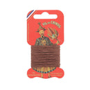 Cartonnette de 15m de fil de lin au chinois câblé glacé - 832 - Deco Cuir