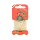 Cartonnette de 15m de fil de lin au chinois câblé glacé - 832 - Deco Cuir