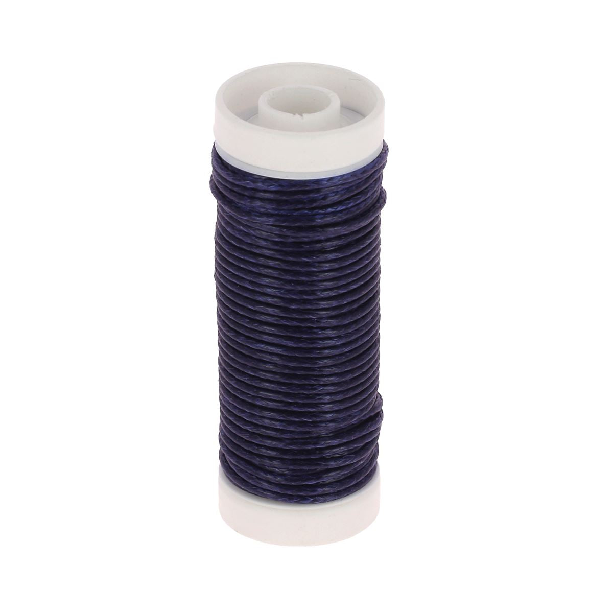 Coton ciré rond 1 mm - BLEU MARINE 68004 - Fait en France