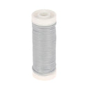 Coton ciré rond 1 mm - GRIS PERLE 68005 - Fait en France