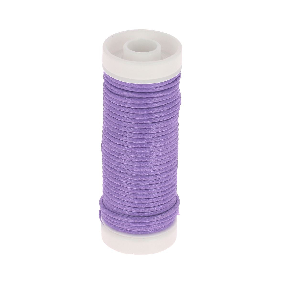 Coton ciré rond 1 mm - LAVANDE 68009 - Fait en France