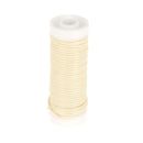 Coton ciré rond 1 mm - CRÈME 68015 - Fait en France