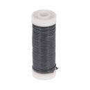 Coton ciré rond 1 mm - GRIS FONCÉ 68018 - Fait en France