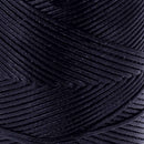 Bobine de 100m de fil polyester tressé et ciré - Diam 0,6mm - BLEU NUIT