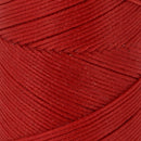 Bobine de 100m de fil polyester tressé et ciré - Diam 0,6mm - ROUGE