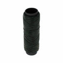 Bobine de 100m de fil polyester tressé et ciré - Diam 0,6mm - VERT FONCÉ