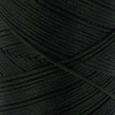 Bobine de 100m de fil polyester tressé et ciré - Diam 0,6mm - VERT FONCÉ