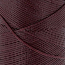 Bobine de 100m de fil polyester tressé et ciré - Diam 0,6mm - BORDEAUX