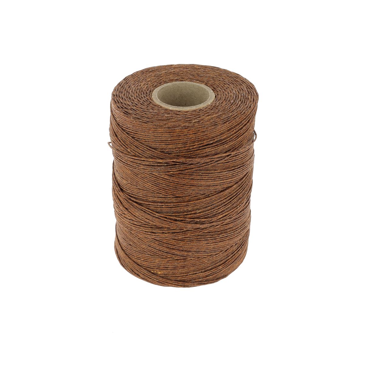 Bobine de fil de lin poissé - MARRON NOIX