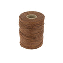 Bobine de fil de lin poissé - MARRON NOIX