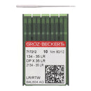 10 aiguilles cuir LR pour machine à coudre triple entraînement 134-35 - Nm 80/12 - Groz Beckert