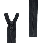 Fermeture à glissière en plastique noire de 20cm, 6mm de largeur, pour couture et mercerie, de la marque Autres.