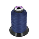 Bobine de fil polyester GRAL N°15 - 300m Bleu marine U7424 - Deco Cuir