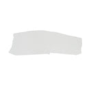 Découpe de flanc d'Alligator brillant - BLANC