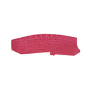 Découpe de flanc d'Alligator brillant - FUCHSIA