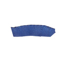 Petite découpe de flanc d'Alligator brillant couleur bleu éléctrique