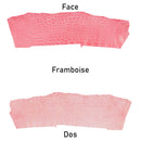 Morceau de cuir exotique rose framboise brillant, idéal pour la conception de maroquinerie, bijoux et accessoire de mode