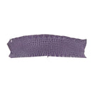 Cuir d'alligator violet brillant idéal pour la confection de bijoux et bracelet de montre