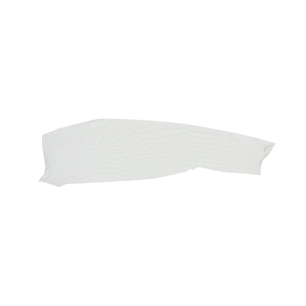 Petite flanc de cuir d'alligator blanc. Cuir d'alligator idéal pour la fabrication de bijoux, bracelet de montre, porte-clés, petite maroquinerie...