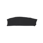 Petit flanc de cuir d'alligator noir. Cuir d'alligator idéal pour la fabrication de bijoux, bracelet de montre, porte-clés, petite maroquinerie...
