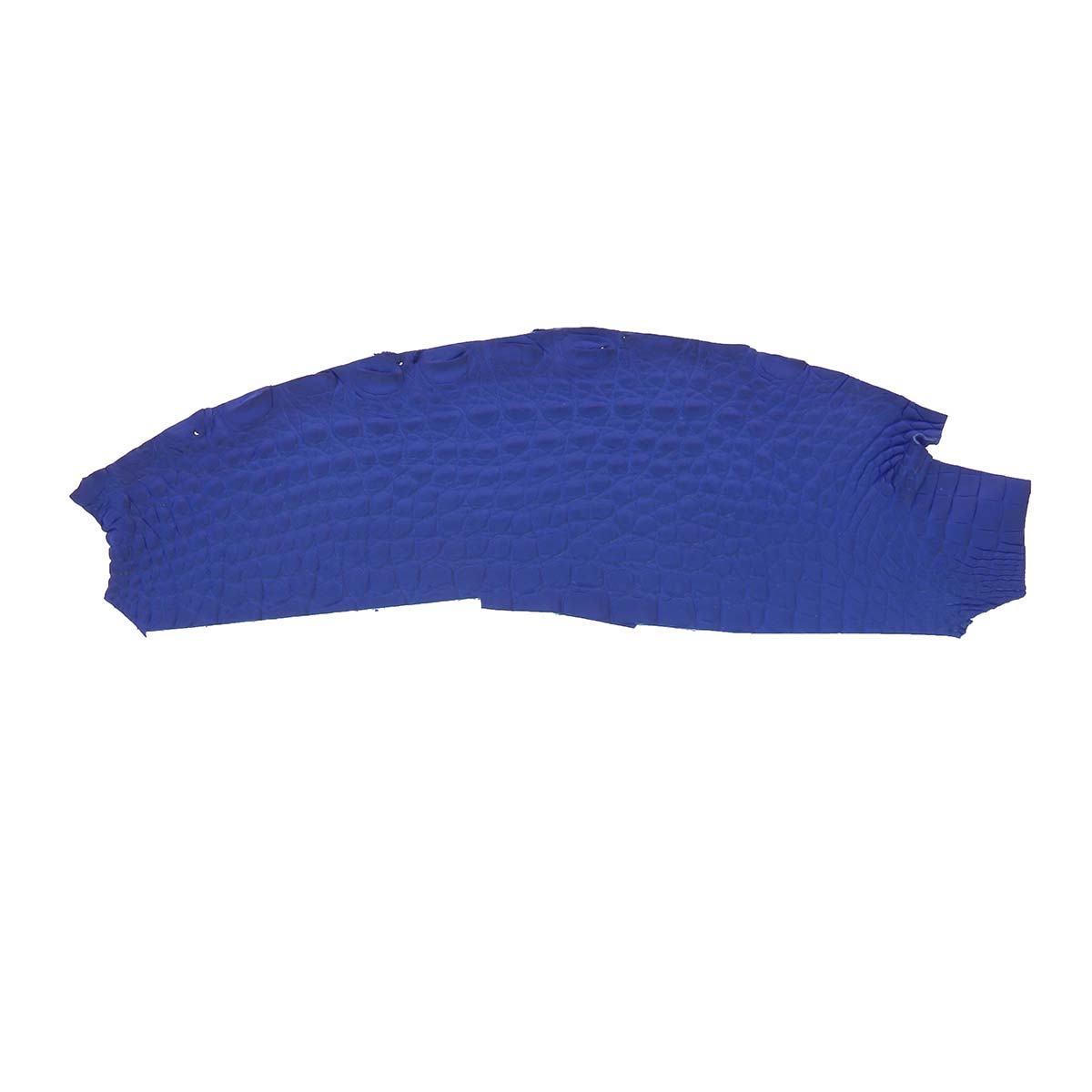 Découpe de flanc d'Alligator mat - BLEU LAPIZ