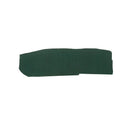Morceau de cuir d'alligator vert bouteille, flanc en cuir mat, texture riche et naturelle, idéal pour la création de maroquinerie et bijouterie