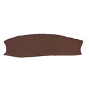 Flanc de cuir d'alligator marron foncé finition mate. Cuir exotique pour création de bijoux, bracelet de montre...