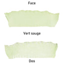 Flanc de cuir d'alligator vert sauge finition mate