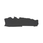 Cuir d'alligator noir mat en petite découpe idéal pour apporter une touche d'originalité à vos créations.