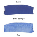 Cuir exotique bleu marine. Flanc de cuir exotique pour création haut de gamme