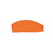 Petite découpe de cuir d'alligator orange finition mate. Cuir rare pour création de bijoux, bracelet de montre, accessoire...