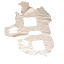 Lot de 500g de peau de cuir d'autruche avec découpes - Deco Cuir