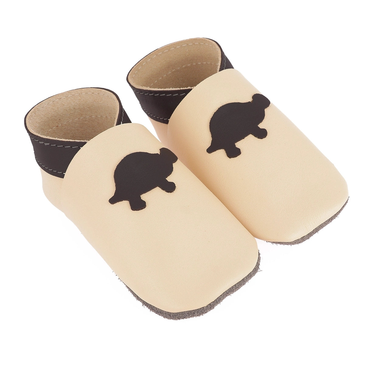 Chaussons en cuir pour bébé