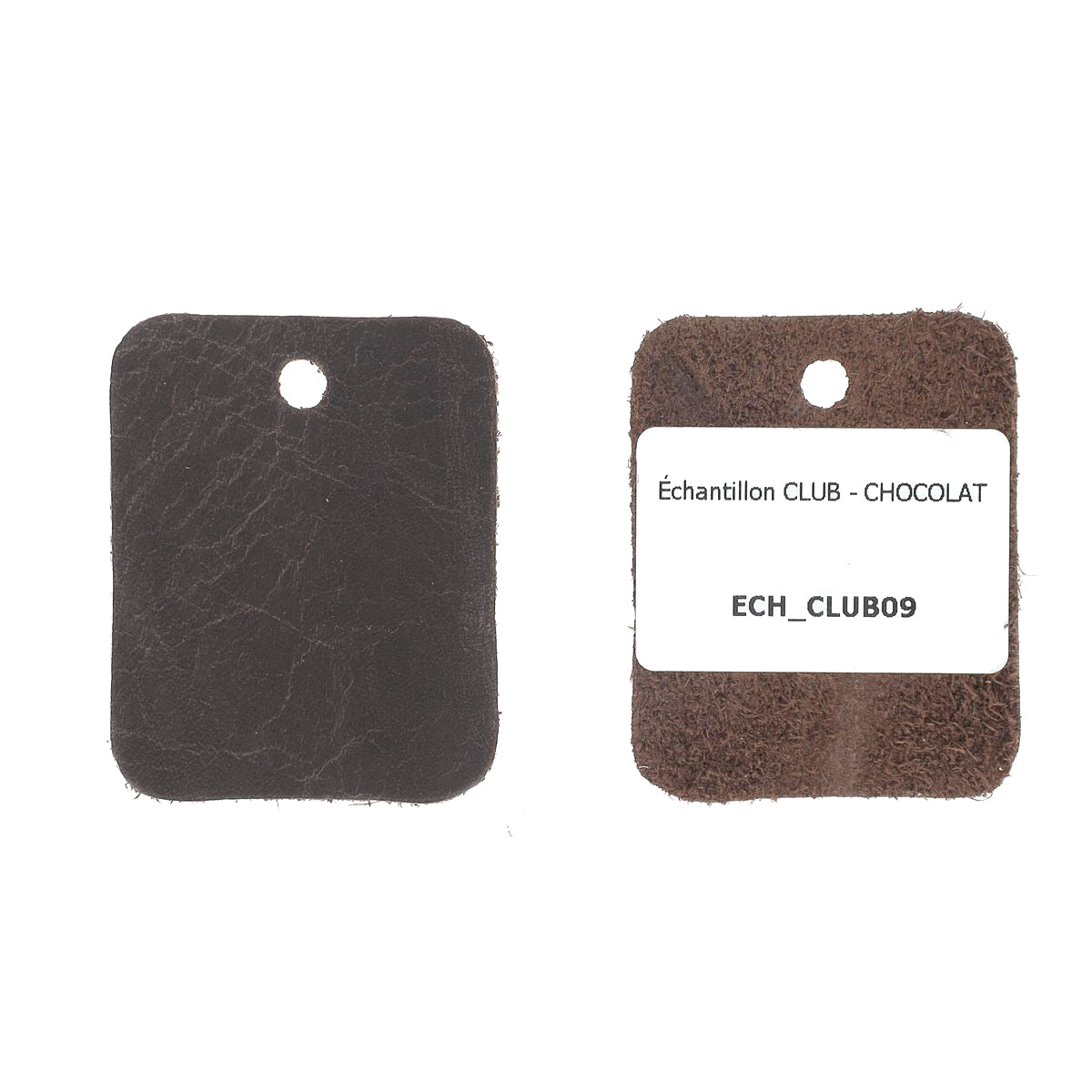 Un échantillon de cuir vachette ameublement - CLUB